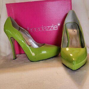 Shoedazzle,  size 9.5, lime green